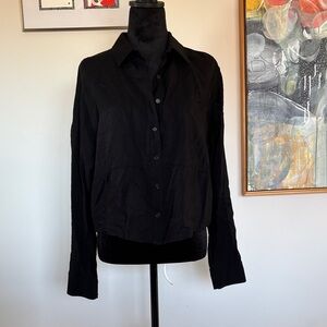 Leith Charcoal Long Sleeve Top